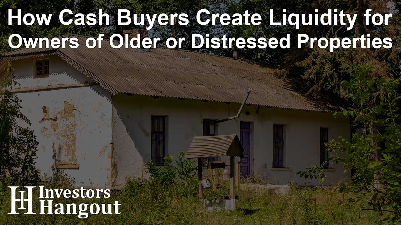 How Cash Buyers Create Liquidity for Owners of Older or Distressed Properties