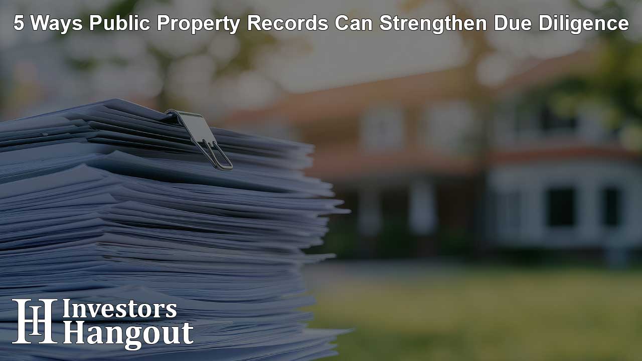 5 Ways Public Property Records Can Strengthen Due Diligence