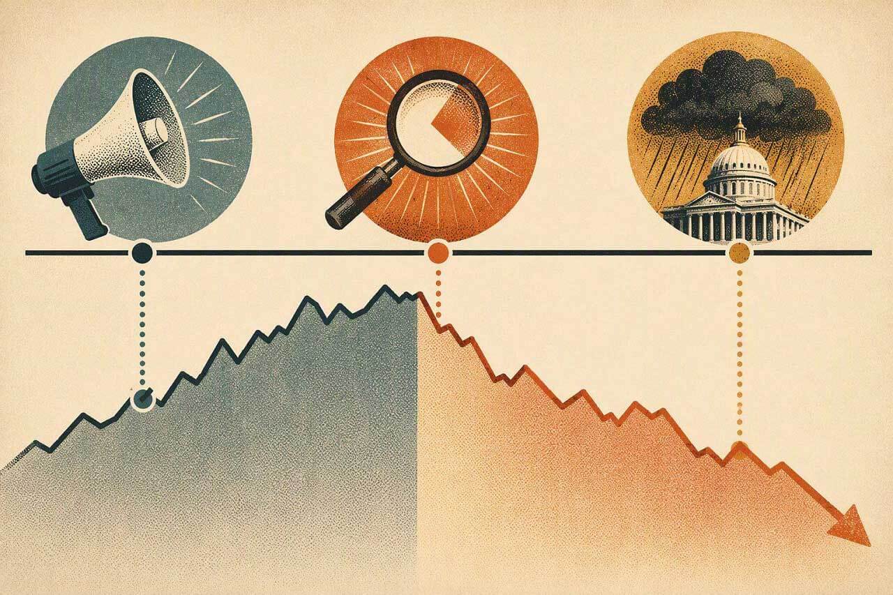 One trading day can carry corrective information and unrelated bad news at the same time.