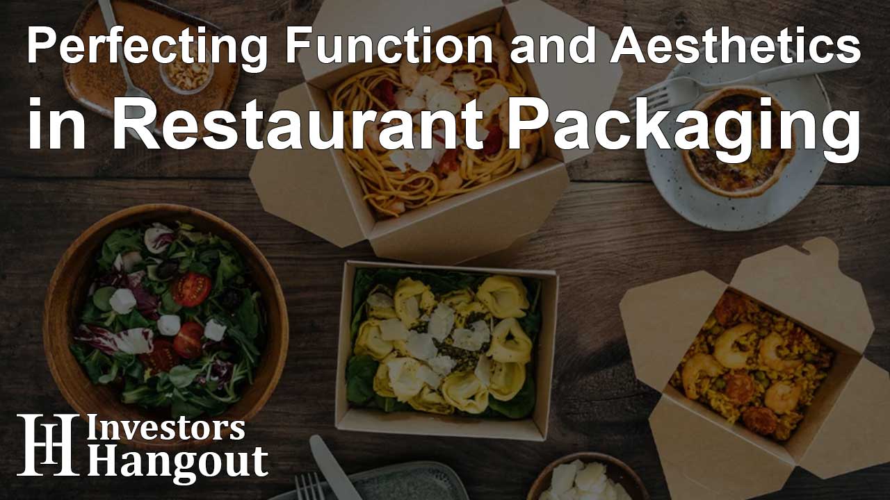Perfecting Function and Aesthetics in Restaurant Packaging
