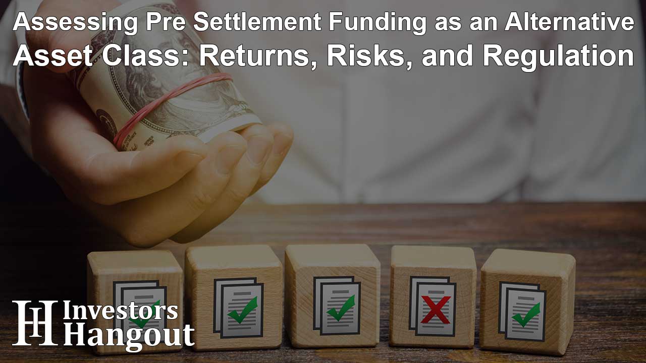 Assessing Pre Settlement Funding as an Alternative Asset Class: Returns, Risks, and Regulation - Article Image
