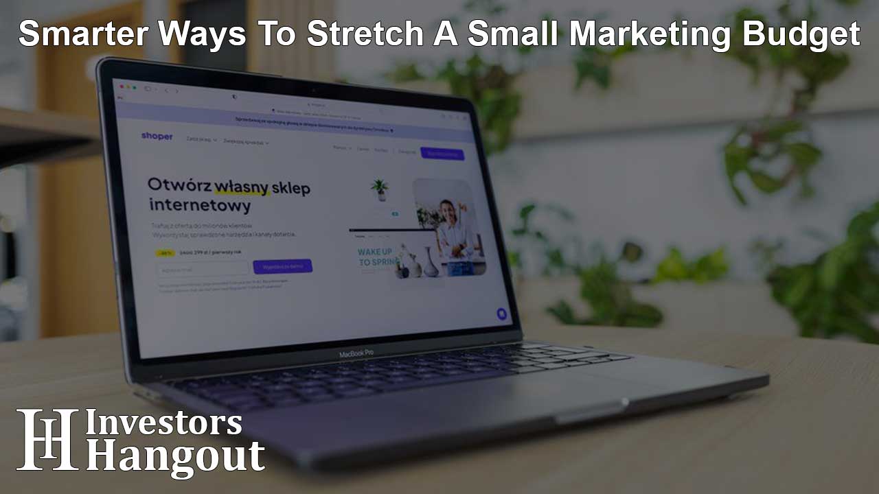 Smarter Ways To Stretch A Small Marketing Budget