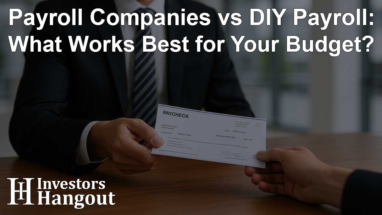 Payroll Companies vs DIY Payroll: What Works Best for Your Budget?