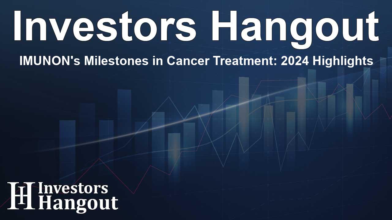 IMUNON's Milestones in Cancer Treatment: 2024 Highlights