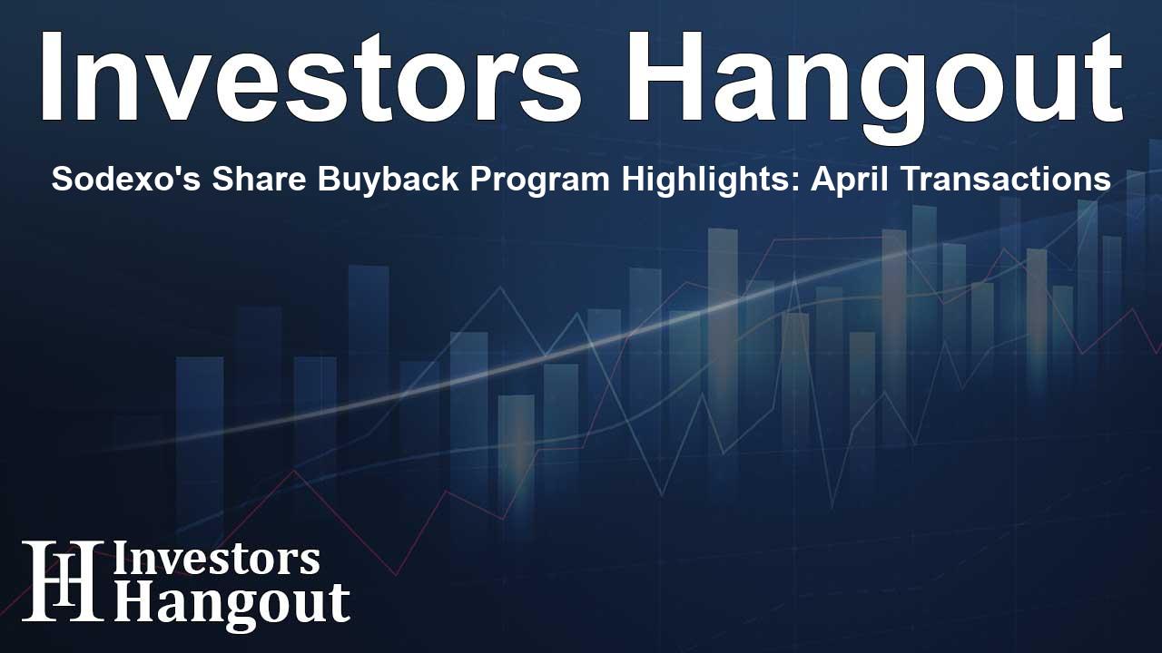 Sodexo's Share Buyback Program Highlights: April Transactions