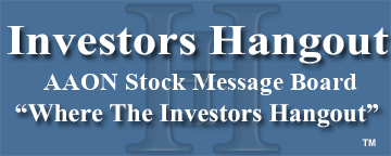 AAON Inc. (NASDAQ: AAON) Stock Message Board