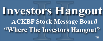 Anthony Clark International Insurance Brokers Ltd. (OTCMRKTS: ACKBF) Stock Message Board