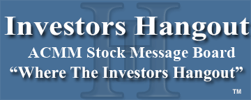 Accom Inc (OTCMRKTS: ACMM) Stock Message Board