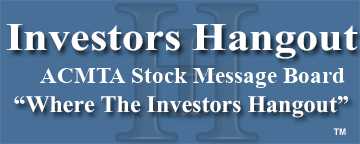 ACMAT Corporation (OTCMRKTS: ACMTA) Stock Message Board
