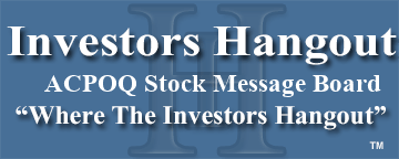 Anthracite Capital Inc. Preferred Series D (OTCMRKTS: ACPOQ) Stock Message Board