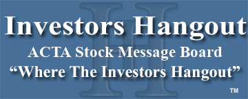 Actua Corporation (NASDAQ: ACTA) Stock Message Board