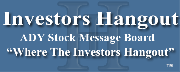 Feihe International (NYSE: ADY) Stock Message Board