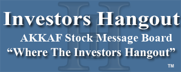 Aktiv Kapital Asa (OTCMRKTS: AKKAF) Stock Message Board