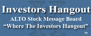 Alto Ingredients Inc. (NASDAQ: ALTO) Stock Message Board