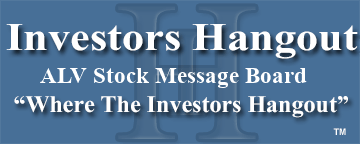 Autoliv Inc. (NYSE: ALV) Stock Message Board