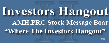 American Homes 4 Rent (OTCMRKTS: AMH.PRC) Stock Message Board