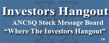 American Consumers, Inc. (OTCMRKTS: ANCSQ) Stock Message Board