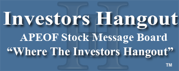 Coloured Ties Capital Inc. (OTCMRKTS: APEOF) Stock Message Board