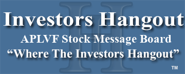 Ap Alternative Units (OTCMRKTS: APLVF) Stock Message Board