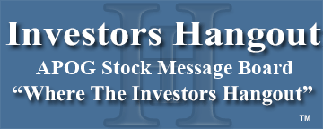 Apogee Enterprises Inc. (NASDAQ: APOG) Stock Message Board
