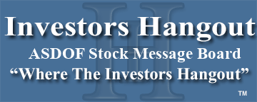 Ansaldo Sts Spa (OTCMRKTS: ASDOF) Stock Message Board