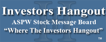 Arista Power Inc (OTCMRKTS: ASPW) Stock Message Board