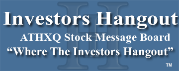 Athersys Inc.  (OTCMRKTS: ATHXQ) Stock Message Board