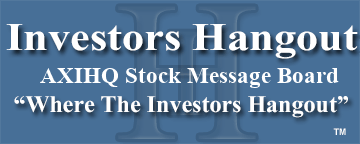 Axion International Holdings, Inc. (OTCMRKTS: AXIHQ) Stock Message Board