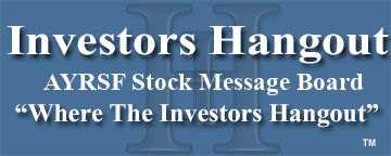 AYR Strategies Inc. (OTCMRKTS: AYRSF) Stock Message Board