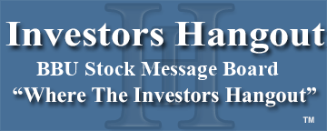 Brookfield Business Partners L.P. (NYSE: BBU) Stock Message Board
