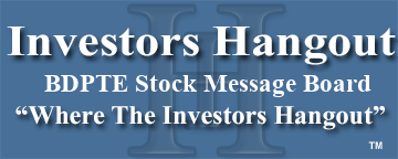 Bioadaptives, Inc. (OTCMRKTS: BDPTE) Stock Message Board