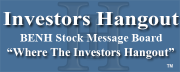Bio-En Holdings Corp. (OTCMRKTS: BENH) Stock Message Board
