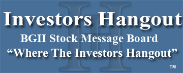 BGI, Inc. (OTCMRKTS: BGII) Stock Message Board
