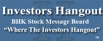 Blackrock Core Trust (NYSE: BHK) Stock Message Board