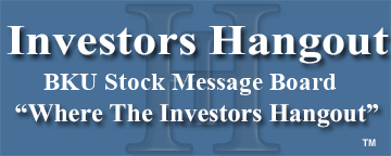 BankUnited (NYSE: BKU) Stock Message Board