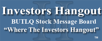 Butler Intl Inc (OTCMRKTS: BUTLQ) Stock Message Board