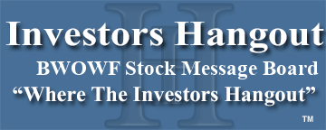 Wowjoint Holdings Limited (OTCMRKTS: BWOWF) Stock Message Board