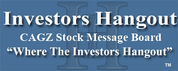 Cullen Ag Hldng Co (OTCMRKTS: CAGZ) Stock Message Board