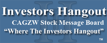 Cullen Ag Hldg Co (OTCMRKTS: CAGZW) Stock Message Board