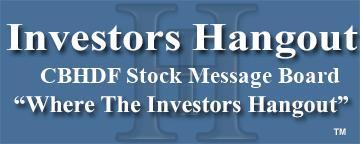 Cb Gold Inc (OTCMRKTS: CBHDF) Stock Message Board