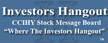 ChinaCache International Holdings Ltd. (NASDAQ: CCIHY) Stock Message Board