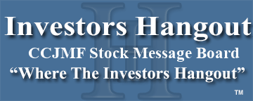 Melior Resources, Inc. (OTCMRKTS: CCJMF) Stock Message Board