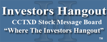 Mezzi Holidngs, Inc. (OTCMRKTS: CCTXD) Stock Message Board