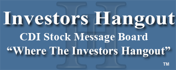 CDI Corp. (NYSE: CDI) Stock Message Board