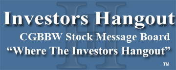 Citigroup, Inc. (OTCMRKTS: CGBBW) Stock Message Board