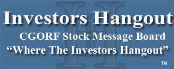 CR Cap Corp. (OTCMRKTS: CGORF) Stock Message Board
