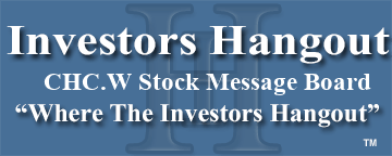 China Hydroelectric Corp (NYSE: CHC.W) Stock Message Board