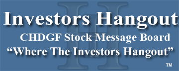 COSCO International Holdings Ltd. (OTCMRKTS: CHDGF) Stock Message Board
