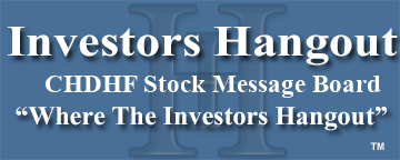Ev Dynamics Holdings Ltd. (OTCMRKTS: CHDHF) Stock Message Board