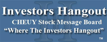 Cheung Kong Holdings (OTCMRKTS: CHEUY) Stock Message Board